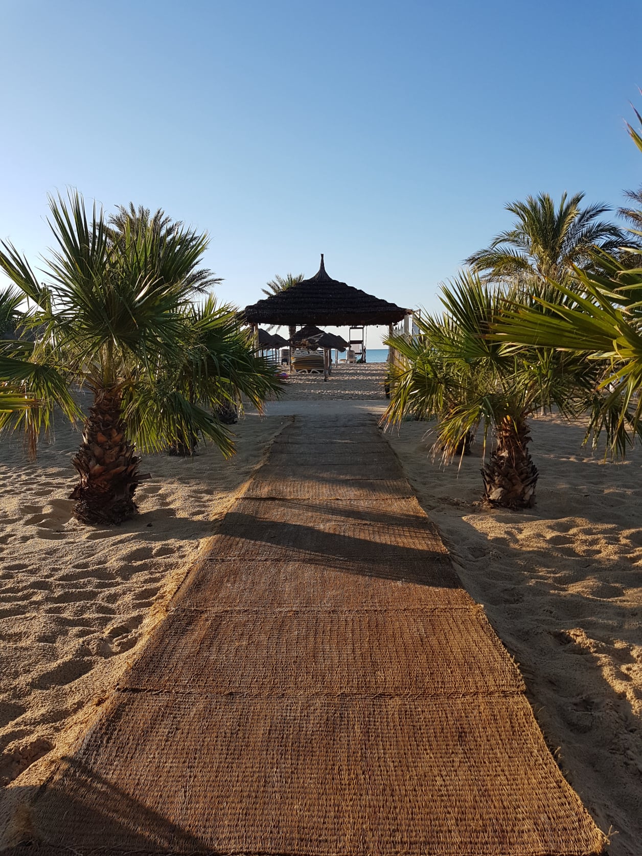 Hammamet Weg zum Strand