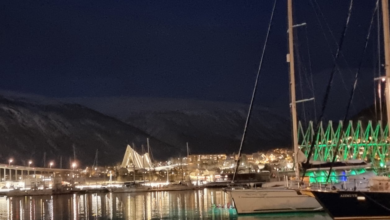 Tromsø bei Nacht